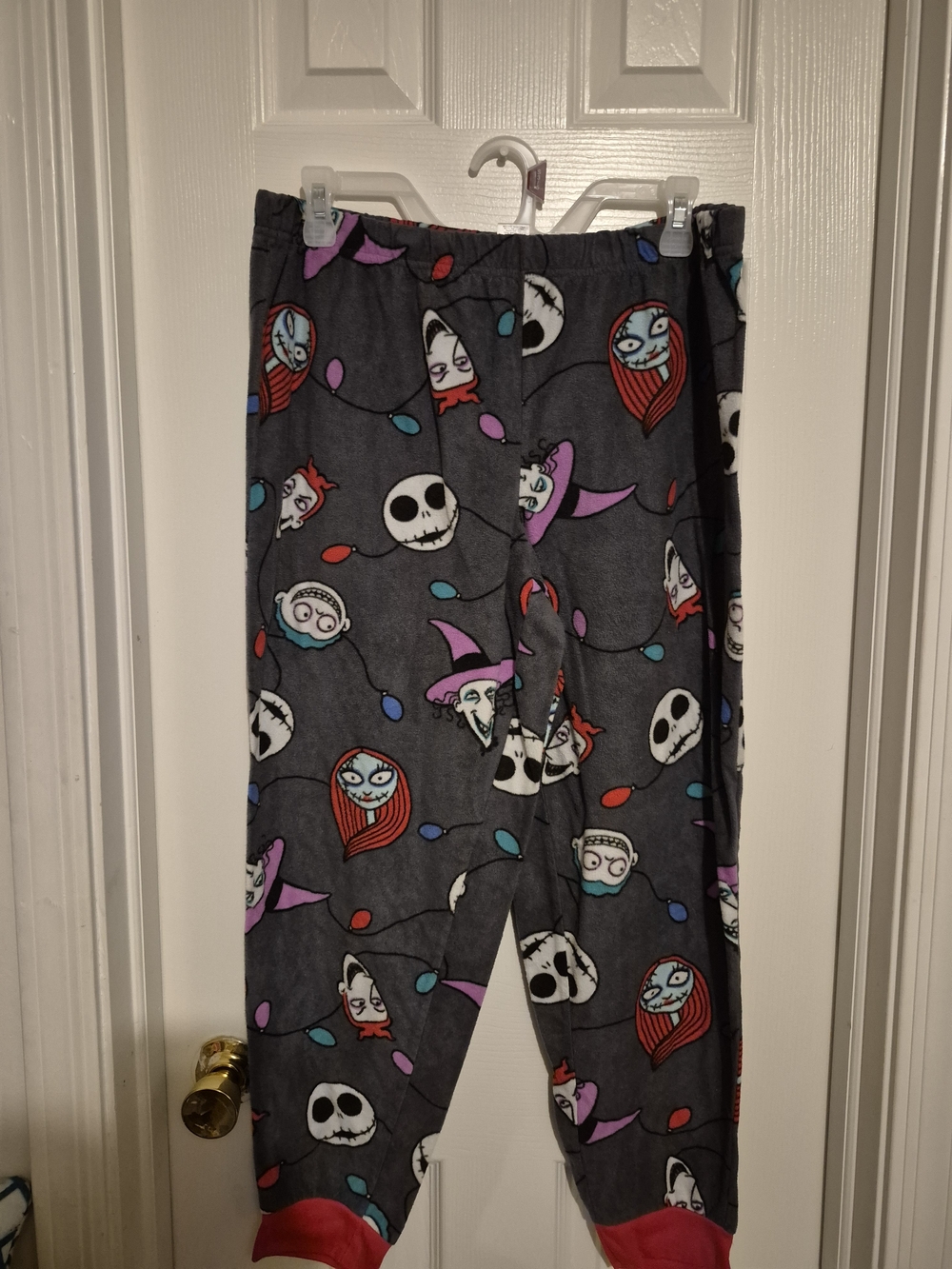 Disney Nightmare Before Christmas Characters Gray Pajama Pants
